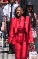 JASMINE CROCKETT Arrives at Jimmy Kimmel Live in Hollywood 06/20/2024