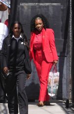 JASMINE CROCKETT Arrives at Jimmy Kimmel Live in Hollywood 06/20/2024