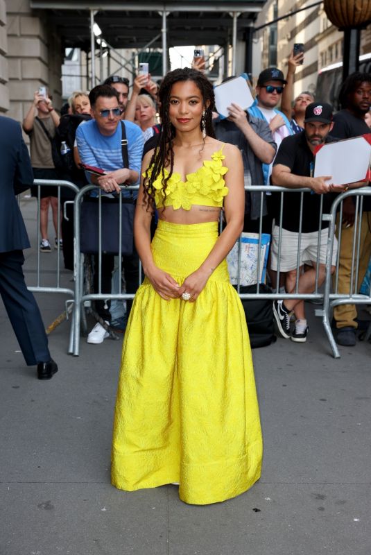 JAZ SINCLAIR Arrives at 2024 Gotham TV Awards at Cipriani 25 Broadway in New York 06/04/2024