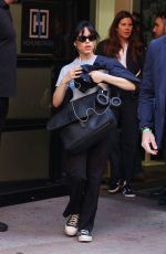 JENNA ORTEGA Heading to a Press Junket for Beetlejuice, Beetlejuice in New York 06/15/2024