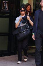 JENNA ORTEGA Leaves Beetlejuice, Beetlejuice Press Junket in New York 06/15/2024