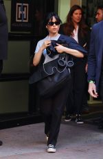 JENNA ORTEGA Leaves Beetlejuice, Beetlejuice Press Junket in New York 06/15/2024