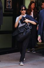 JENNA ORTEGA Leaves Beetlejuice, Beetlejuice Press Junket in New York 06/15/2024