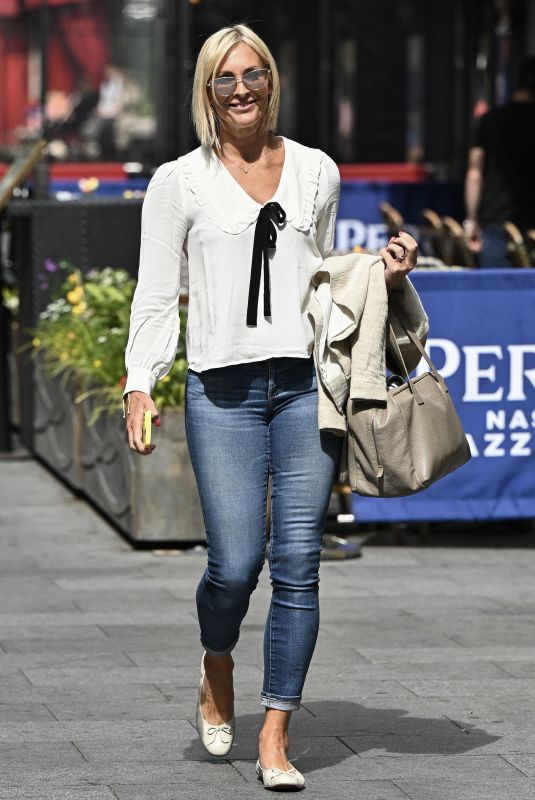 JENNI FALCONER Leaves Smooth Breakfast Show in London 06/07/2024
