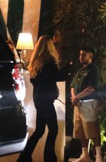 JENNIFER ANISTON and COURTENEY COX Out for Dinner with Friends at San Vicente Bungalows in West Hollywood 06/27/2024