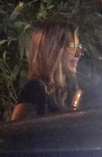 JENNIFER ANISTON and COURTENEY COX Out for Dinner with Friends at San Vicente Bungalows in West Hollywood 06/27/2024