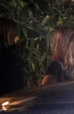 JENNIFER ANISTON and COURTENEY COX Out for Dinner with Friends at San Vicente Bungalows in West Hollywood 06/27/2024