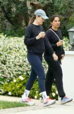 JENNIFER GARNER Out for a Morning Walk with a Friend in Los Angeles 06/13/2024