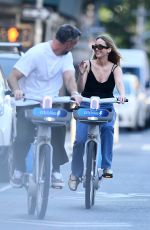 JENNIFER LAWRENCE and Cooke Maroney on a Bike Ride in New York 06/25/2024
