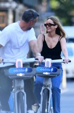 JENNIFER LAWRENCE and Cooke Maroney on a Bike Ride in New York 06/25/2024