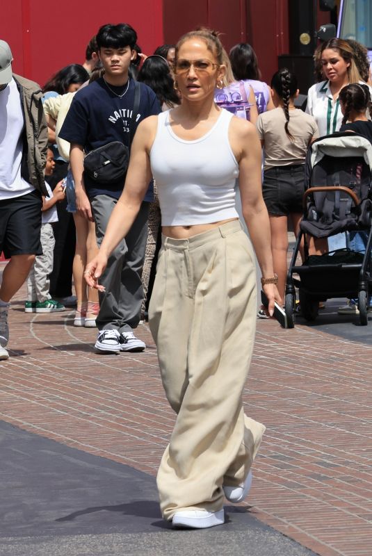 JENNIFER LOPEZ Out Shopping at The Grove in West Hollywood 06/08/2024