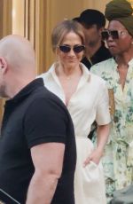 JENNIFER LOPEZ Out Shopping in Paris During Fashion Week 06/23/2024