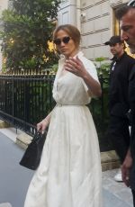 JENNIFER LOPEZ Out Shopping in Paris During Fashion Week 06/23/2024