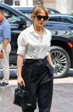 JENNIFER LOPEZ Returns to Maybourne Hotel in Beverly Hills 06/29/2024