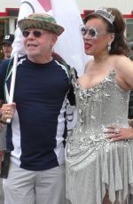 JENNIFER TILLY Joins Pride Parade in Hollywood 06/09/2024