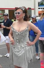 JENNIFER TILLY Joins Pride Parade in Hollywood 06/09/2024
