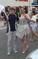 JENNIFER TILLY Joins Pride Parade in Hollywood 06/09/2024