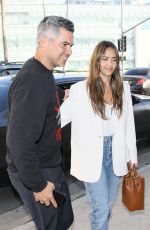 JESSICA ALBA and Cash Warren Arrives at La Dolce Vita Restaurant in Beverly Hills 06/10/2024