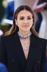 JESSICA ALBA Arrives for Inauguration of Swarovski Masters of Light from Vienna to Milan Exhibition at Palazzo Citterio 06/16/2024