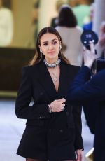 JESSICA ALBA Arrives for Inauguration of Swarovski Masters of Light from Vienna to Milan Exhibition at Palazzo Citterio 06/16/2024