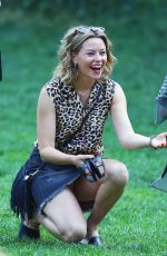 JESSICA BIEL and ELIZABETH BANKS on the Set of The Better Sister in Central Park in New York 06/17/2024