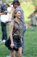 JESSICA BIEL and ELIZABETH BANKS on the Set of The Better Sister in Central Park in New York 06/17/2024