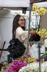 JORDANA BREWSTER Ppicking Flowers at LA Farmers Market 05/31/2024