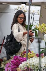 JORDANA BREWSTER Ppicking Flowers at LA Farmers Market 05/31/2024