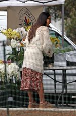 JORDANA BREWSTER Ppicking Flowers at LA Farmers Market 05/31/2024