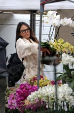 JORDANA BREWSTER Ppicking Flowers at LA Farmers Market 05/31/2024