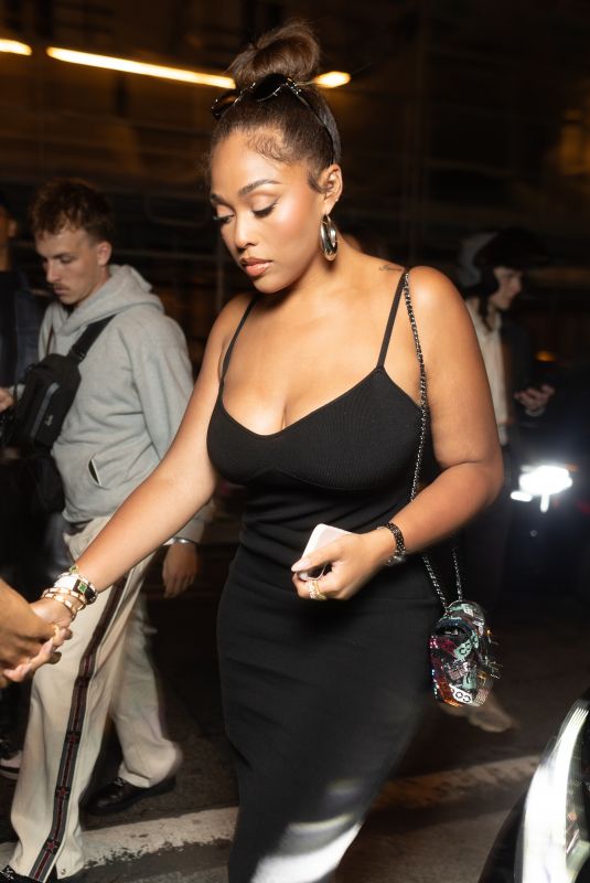 JORDYN WOODS Arrives at L