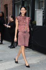 JUANA BURGA Arrives at CHANEL Tribeca Festival Women