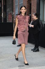 JUANA BURGA Arrives at CHANEL Tribeca Festival Women