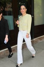 JULIANA CANFIELD Arrives at Chanel Tribeca Festival Women