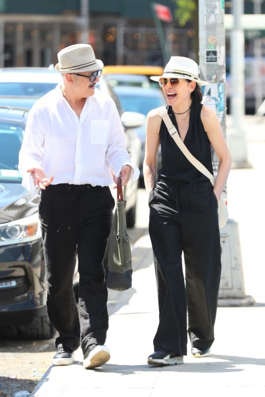 JULIANNA MARGUILES Out with a Friend in New York 06/27/2024