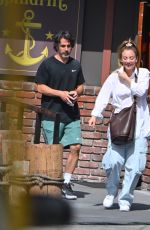KALEY CUOCO and Tom Bateman on the Set of Based on a True Story in Pasadena 06/23/2024