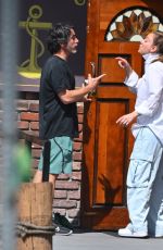 KALEY CUOCO and Tom Bateman on the Set of Based on a True Story in Pasadena 06/23/2024