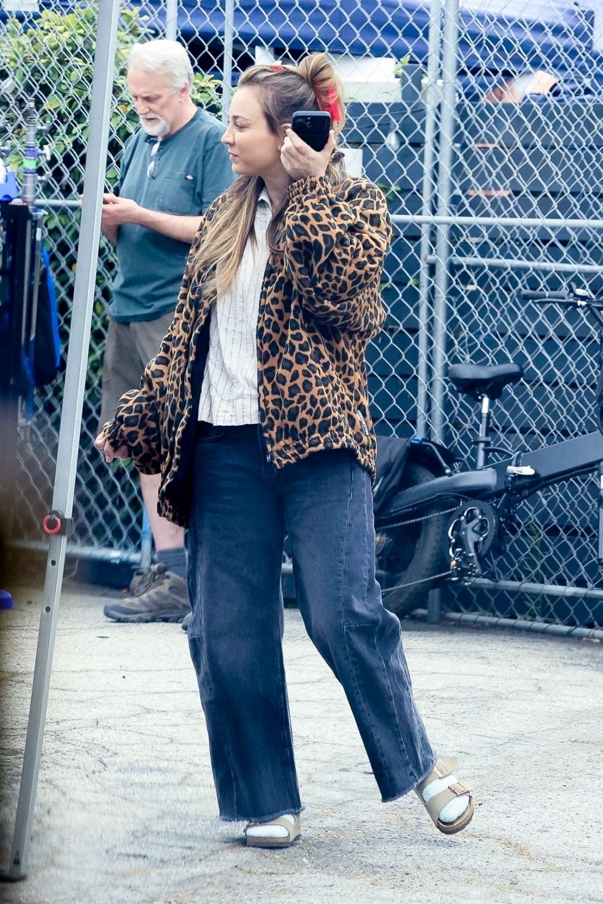 KALEY CUOCO On The Set Of Based On A True Story Filming In Los Angeles kaley-cuoco-on-the-set-of-based-on-a-true-story-filming-in-los-angeles