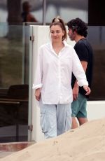 KALEY CUOCO on the Set of Based on a True Story in Los Angeles 06/20/2024
