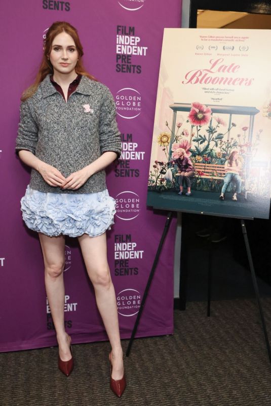KAREN GILLAN at Film Independent Presents Los Angeles Premiere of Late Bloomers in Los Angeles 06/04/2024
