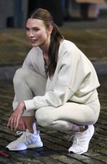 KARLIE KLOSS on the Set of a Commercial in New York 06/04/2024