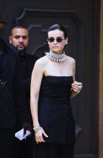 KASIA SMUTNIAK Arrives for Inauguration of Swarovski Masters of Light from Vienna to Milan Exhibition at Palazzo Citterio 06/16/2024