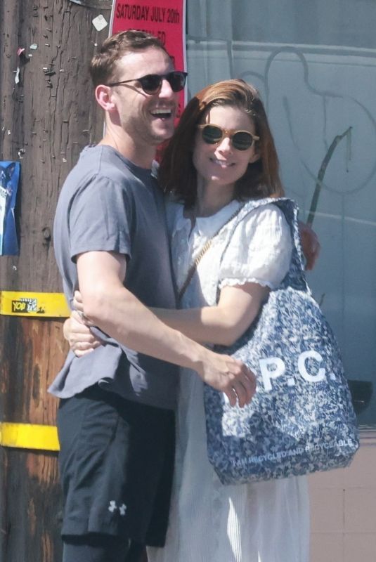 KATE MARA and Jamie Bell Out in Los Feliz 06/26/2024
