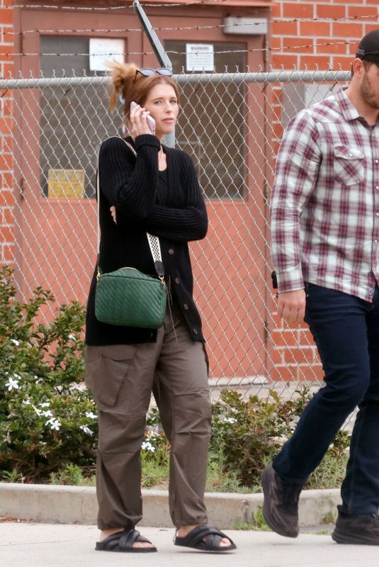 KATHERINE SCHWARZENEGGER and Chris Pratt Leaves a Meeting in Los Angeles 05/30/2024