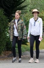 KATHERINE SCHWARZENEGGER Celebrates Her 5th Wedding Anniversary with Mother MARIA SHRIVER in Santa Barbara 06/08/2024