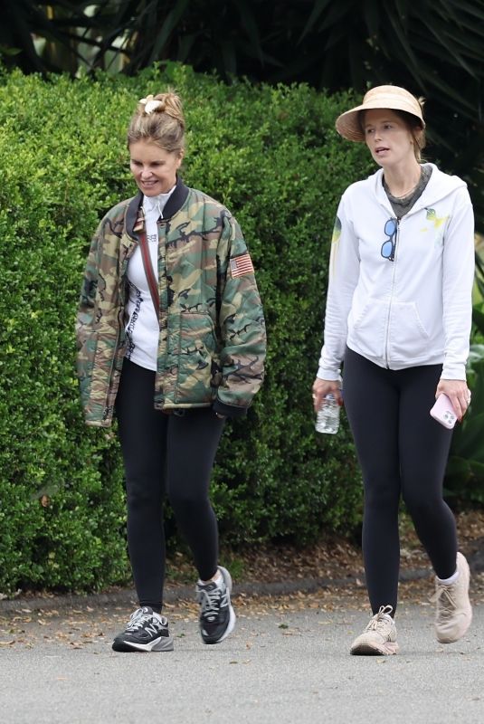 KATHERINE SCHWARZENEGGER Celebrates Her 5th Wedding Anniversary with Mother MARIA SHRIVER in Santa Barbara 06/08/2024
