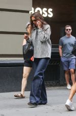 KATIE HOLMES Leaves an A.P.C. Clothing Event in New York 06/05/2024