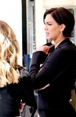 KATIE MALONEY Co-owner of SAH Says Hello to Gal Pals Outside of Sandwich Shop 05/29/2024