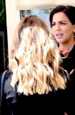 KATIE MALONEY Co-owner of SAH Says Hello to Gal Pals Outside of Sandwich Shop 05/29/2024