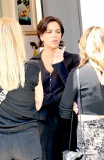 KATIE MALONEY Co-owner of SAH Says Hello to Gal Pals Outside of Sandwich Shop 05/29/2024
